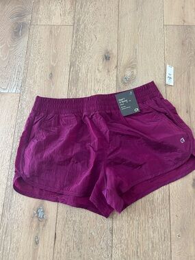 GAP Women's Deep Berry Athletic Shorts